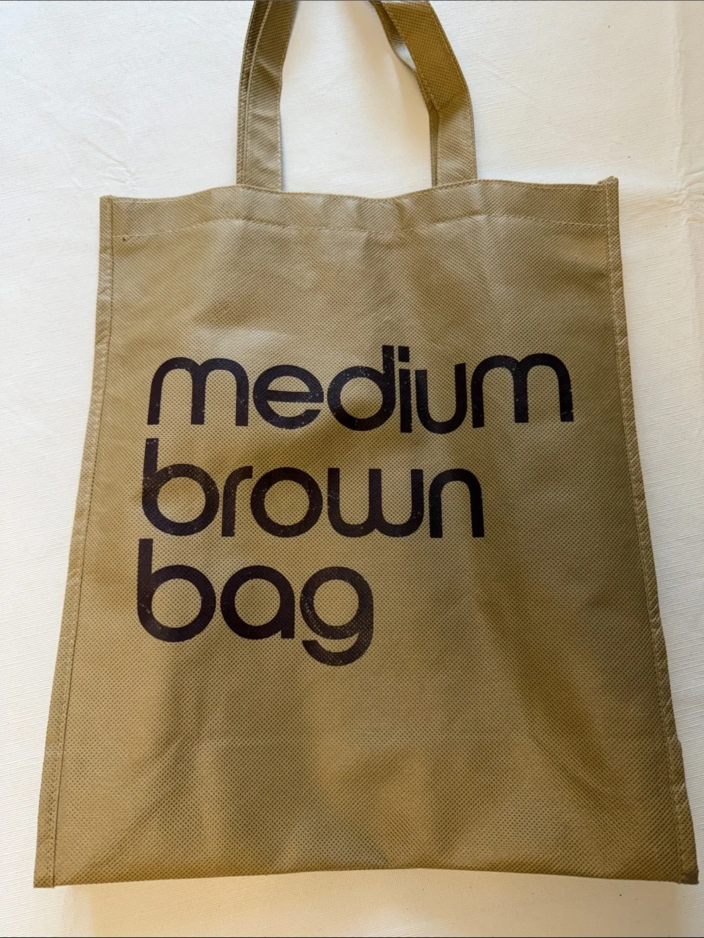Medium Brown Tote Bag polyester, lightweight foldable, Bloomingdale’s